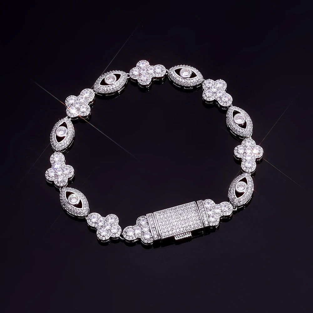 EYECRUX™ Iced Cross Bracelet