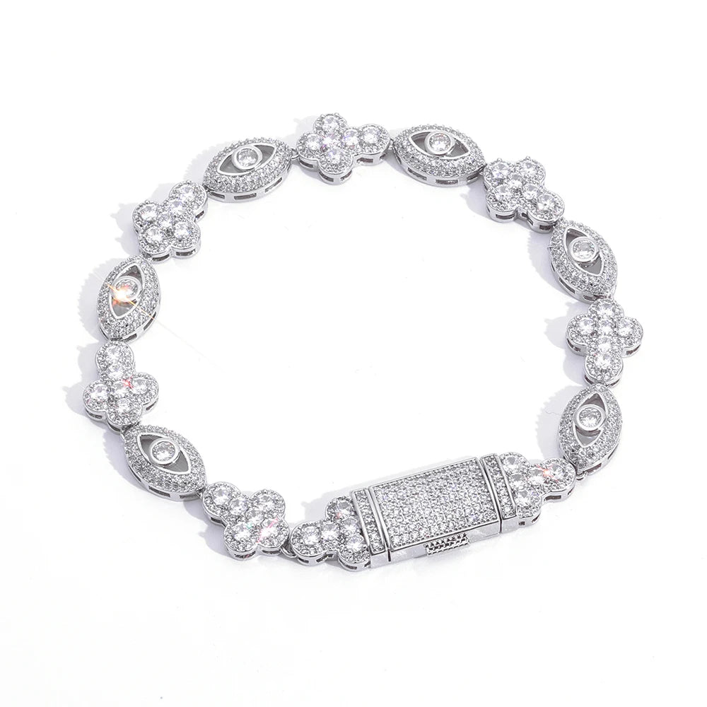 EYECRUX™ Iced Cross Bracelet