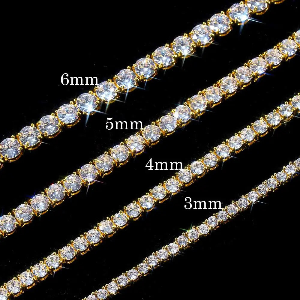 ICEFLEX™ Iced Tennis Bracelet — CZ Bling Edition (3–6mm)