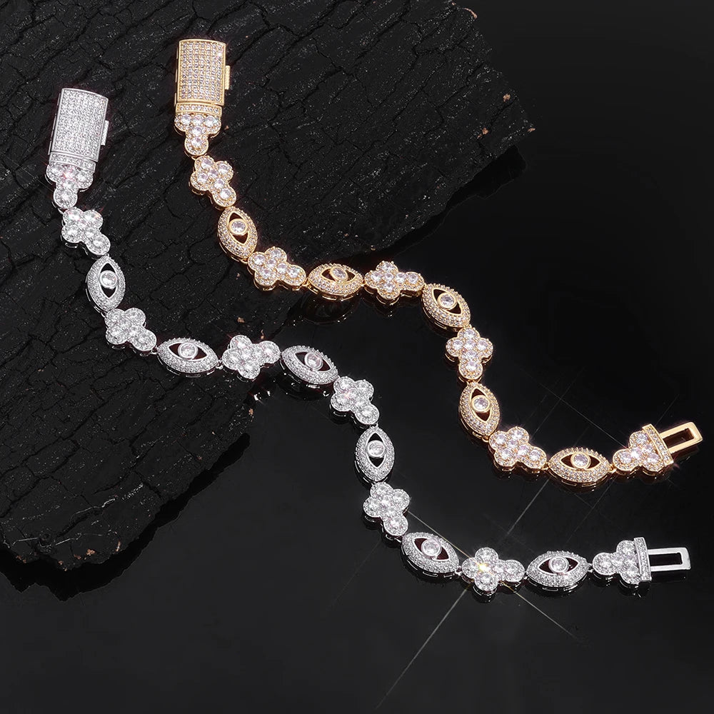 EYECRUX™ Iced Cross Bracelet