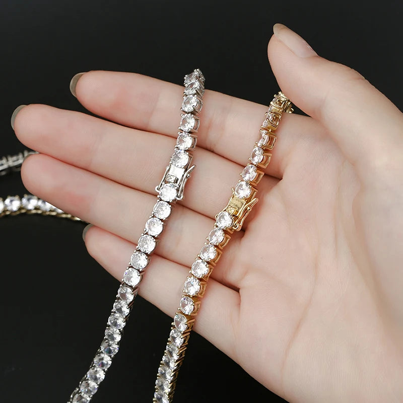 ICEFLEX™ Iced Tennis Bracelet — CZ Bling Edition (3–6mm)