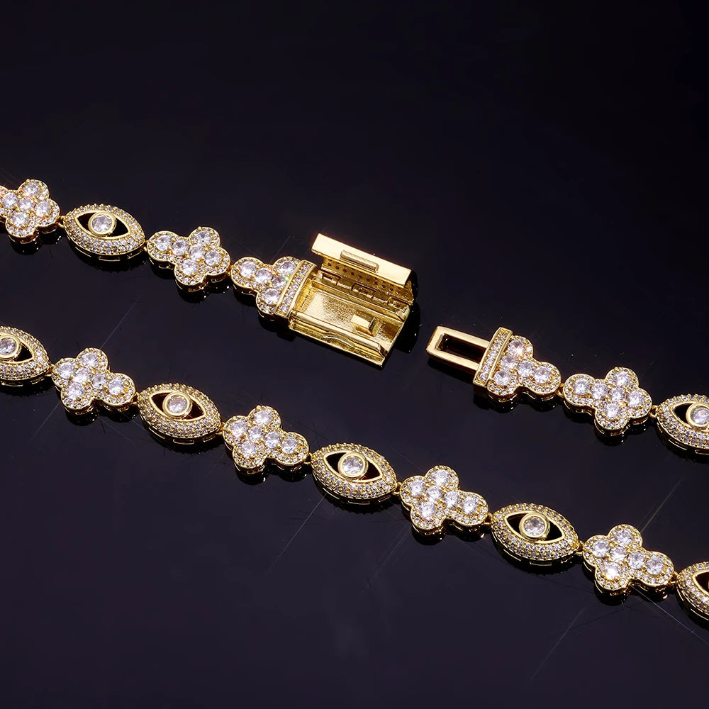 EYECRUX™ Iced Cross Bracelet