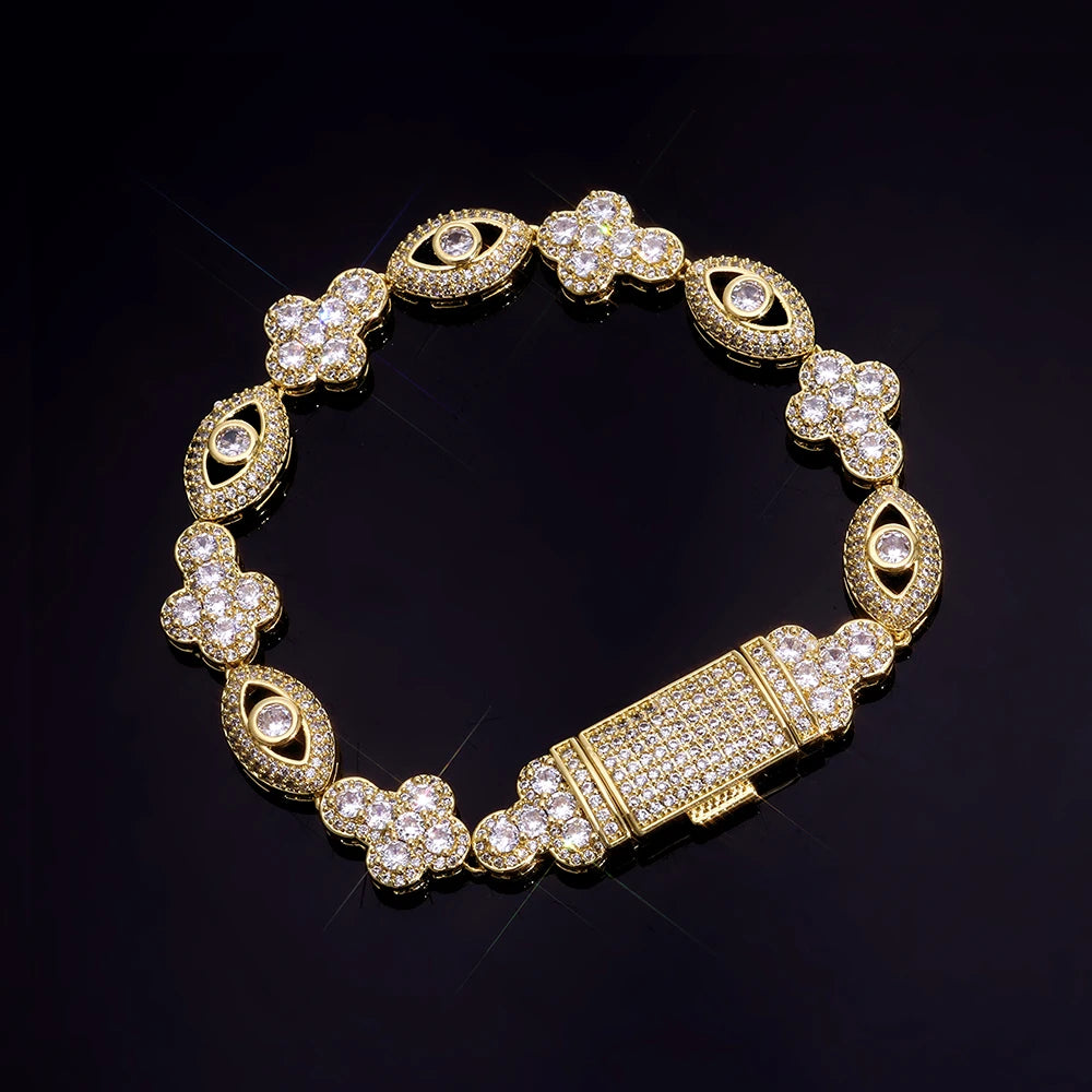 EYECRUX™ Iced Cross Bracelet