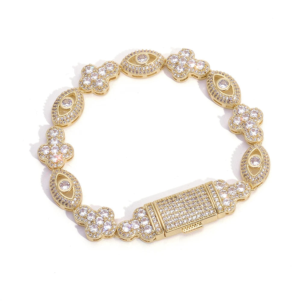 EYECRUX™ Iced Cross Bracelet