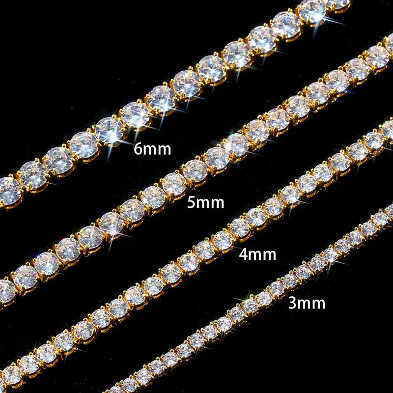 ICEFLEX™ Iced Tennis Bracelet — CZ Bling Edition (3–6mm)